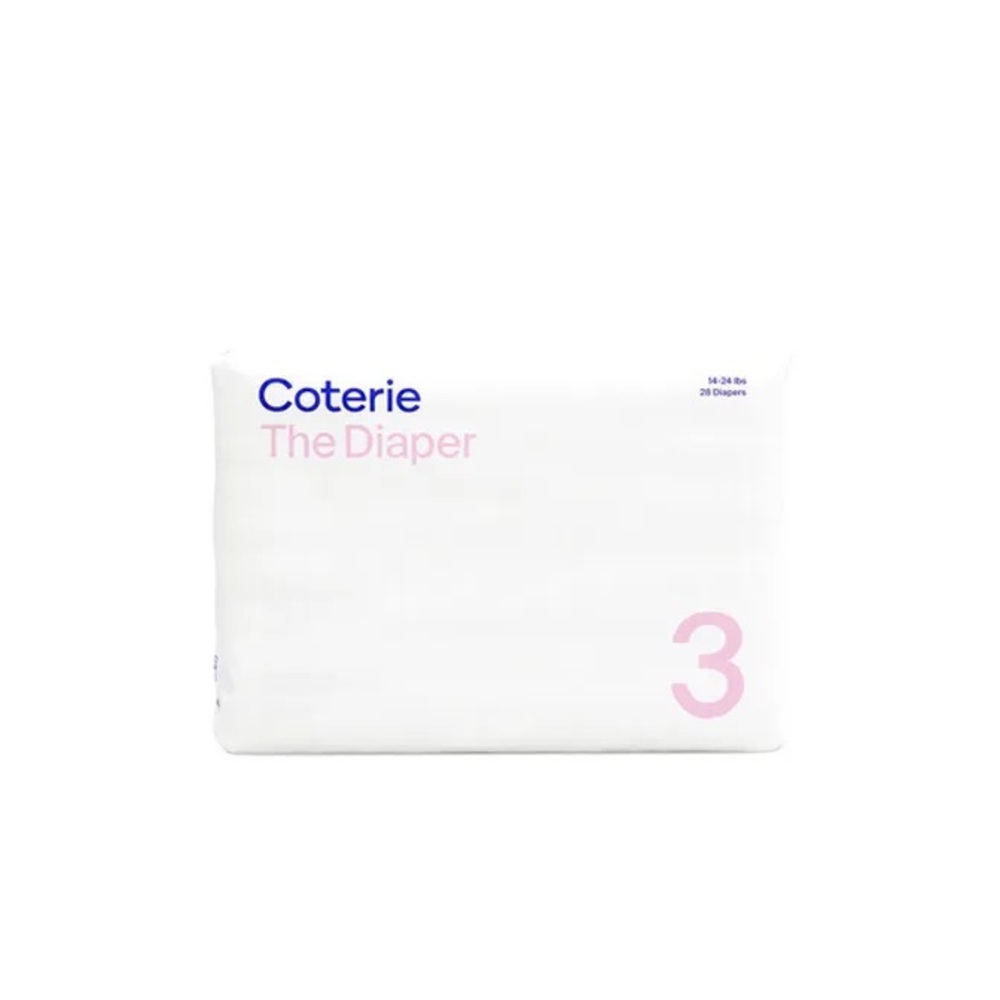 2 Packs of Coterie Diapers Sz3